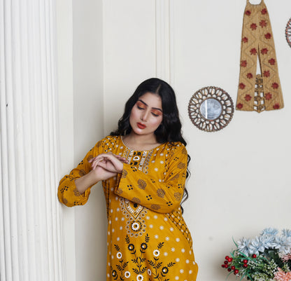 nishat linen printed 2 piece